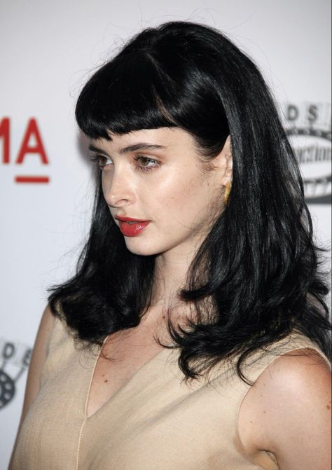 Kristin Ritter Hair, Krysten Ritter Makeup, Betty Bangs Long Hair, Kristin Ritter, Krysten Alyce Ritter, Pretty Actors, Bettie Bangs, Kristen Ritter, Jane Margolis