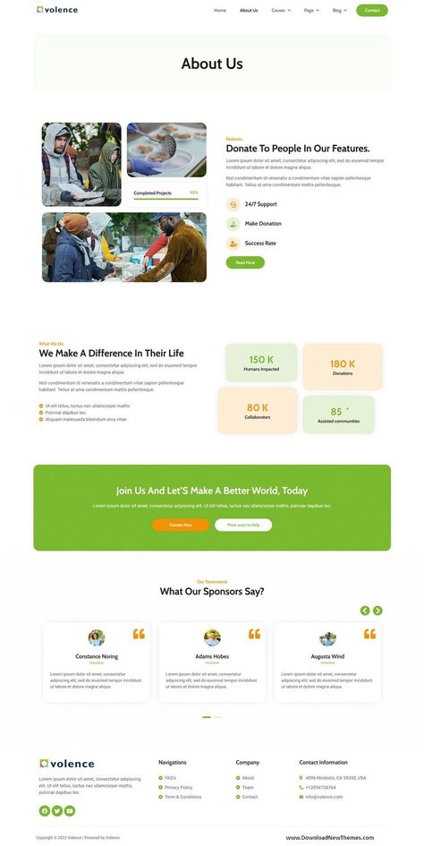 Volence - Fundraising Charity Elementor Template Kit is a Fundraising Charity Elementor Template Kit designed for use with the Elementor page builder plugin for WordPress. It is a pre-designed set of templates and layouts that can be used to create a website for a Charity, NGO, Foundation, Campaign & Event Donation, Religion, Non-Profit organization and fundraising charity organization to download now & live preview click on image 👆 About Us Page, Create A Website, Charity Organizations, Charity Fundraising, Ecommerce Site, Website Layout, Website Inspiration, Website Design Inspiration, Page Template