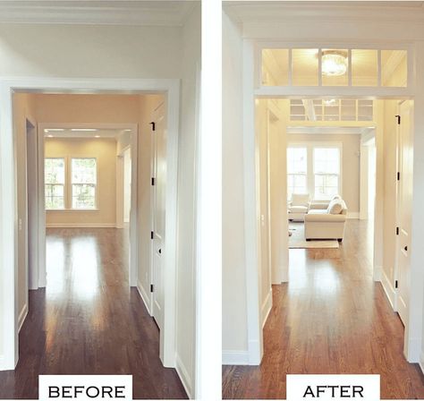 Transom Windows – Everything You Need To Know! Koti Diy, Architecture Renovation, Casa Clean, Transom Windows, Hard Wood, Architectural Features, Home Reno, Diy Home Improvement, Design Case