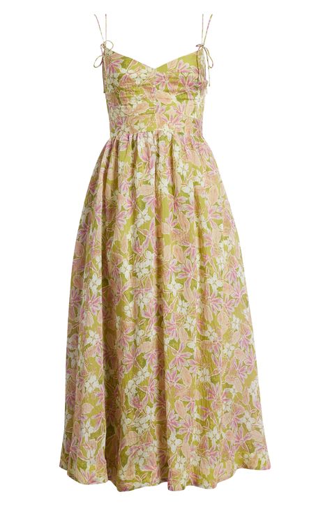 Multicolor Formal Dress, Cute Teacher Dresses, Garden Party Wedding Guest Dress, Summer Garden Party Outfit, Shoes To Wear With Dresses, Summer Cocktail Attire, Sunday Dresses, Tie Strap Dress, Fields Of Flowers