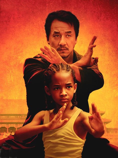 Karate Kid 5 (The Karate Kid) 2010. Jackie Chan y Jaden Smith Kids Movie Poster, Karate Kid 2010, Tam Film, Drama Films, Karate Kid Movie, The Karate Kid, Jaden Smith, Kids' Movies, Kid Movies