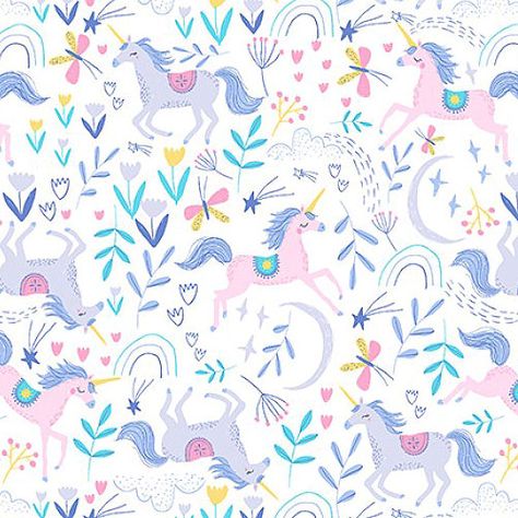 Happy Unicorn, Pineapple Fabric, Unicorn Illustration, Line Love, Unicorn Horse, Kids Pjs, Unicorn Pattern, Love Potion, Free Quilt Patterns