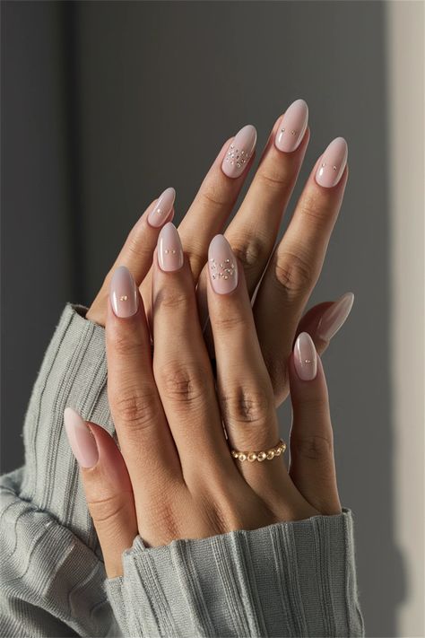 Discover the beauty of minimalism with this elegant acrylic nail design, showcasing simple nail ideas that blend sophistication with ease. Featuring a soft nude base adorned with delicate white geometric accents, these nails are perfect for any occasion. They offer a chic yet understated look that enhances your natural beauty. Embrace these simple nail ideas for a trendy finish that speaks volumes with subtlety. Minimal Nude Nails, Simple Nail Ideas, Plain Nails, Acrylic Design, Minimal Nails, Simple Nail, Wedding Function, Acrylic Designs, Nails Inspo