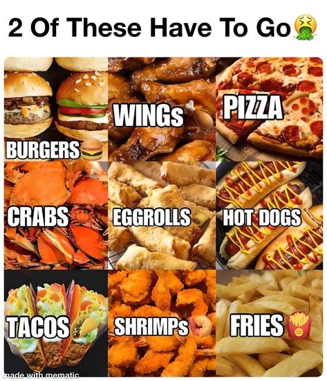 One Has To Go Food, Popeyes Menu, Drink Board, Fb Games, Simple Family Meals, Food Games, Food Game, Best Fast Food, Engagement Posts