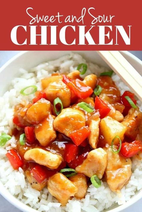 Blackstone Sweet And Sour Chicken, Sweet And Sour Chicken Stir Fry, Campbell Recipes, Easy Suppers, Chicken Peppers, Wok Recipes, Fakeaway Recipes, Sweet Sour Chicken, Takeout Food