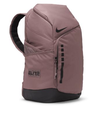 Take your hoops game to the next level. Plenty of storage helps keep your gear organized, from its spacious main compartment to the zippered pockets that store your small essentials. What makes it a slam dunk? A chest strap combined with air units for cushioning on the shoulder straps that provide extra comfort, so it's here to game all day. Shown: Smokey Mauve/Black/Black Style: DX9786-208 Nike Elite Backpack Pink, Pink Nike Elite Backpack, Baddie Backpacks, Nike Elite Bag, Cashapp Card, Nike Elite Backpack, Elite Backpack, Nike Bag, Hoop Games