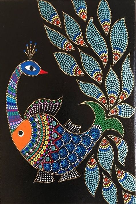 40 Brilliant Traditional Indian Art Paintings Fabric Canvas Art, Gond Art, Gond Painting, Frida Art, Kalamkari Painting, Mandala Art Lesson, Madhubani Art, Madhubani Painting, Dot Art Painting