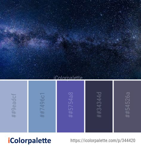 Spiral Image, Galaxy Color Palette, Popular Color Palettes, Best Color Palettes, Color Palette Theme, Space Sky, Galaxy Colors, Galaxy Images, Hex Color Palette