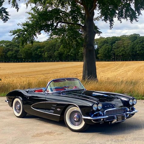 1961 Corvette, Chevrolet Corvette C1, Old Corvette, Find A Partner, Old Vintage Cars, Classic Corvette, Vintage Sports Cars, Classic Chevrolet, Vintage Muscle Cars