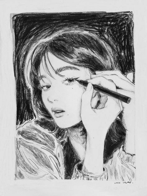 Twitter Icon Ideas, Manga Drawing Sketches, Girl Painting Aesthetic, Manga Art Icons, Art Inspiration Sketches, Girl Drawing Aesthetic, Twitter Icon Aesthetic, Manga Art Sketches, Art Inspiration Aesthetic