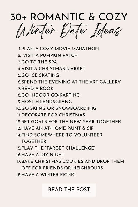 winter date ideas Date Ideas For November, Couple Ideas For Christmas, Date Ideas Seasonal, Things To Do In Winter With Boyfriend, Date Ideas For New Couples Winter, Couple Winter Activities, Marriage Date Ideas, Christmas Activities With Boyfriend, Cute Christmas Dates