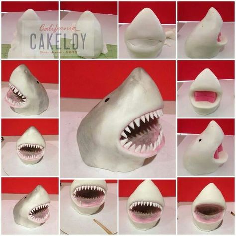 Surf Cake, Shark Birthday Cakes, Conquering Fear, Shark Cake, Sea Cakes, Beach Cakes, Cake Topper Tutorial, Fondant Animals, Shark Birthday Party