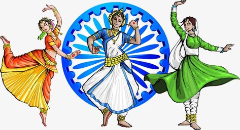 Independence Day Dance, Performance Ideas, Patriotic Songs, Independence Day Wallpaper, Indian Classical Dancer, Independence Day Drawing, Happy Independence Day Images, Dance Of India, Dance Vector