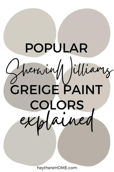 6 Popular Sherwin Williams Greige Colors Explained Most Popular Sherwin Williams Gray, Guild Grey Sherwin Williams, Sherwin Williams Felted Wool Coordinating Colors, Useful Gray Sherwin Williams, Most Popular Paint Colors 2023, Sherwin Williams Griege Paint, Sw Greige Paint Colors, Popular Gray Sherwin Williams, Sherwin Williams Griege