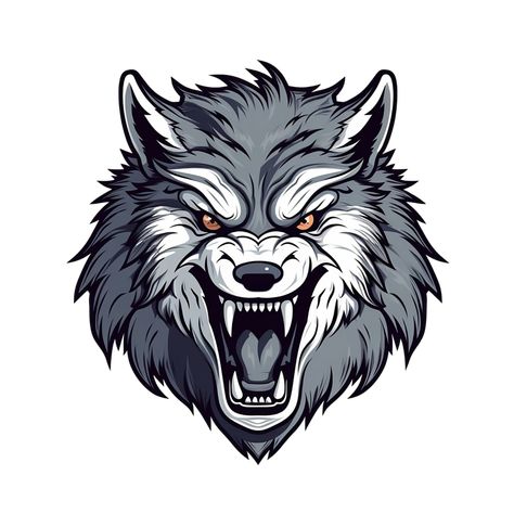 Grey Wolf No Background Applicable to any Context Great for Print on Demand Merchandise Wolf Logo Graphics, Wolf Vector, Animal Print Background, Wolf Stuff, Luffy Gear 5, Gear 5, Wolf Tattoo, Grey Wolf, No Background