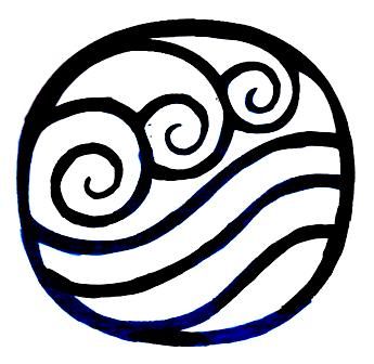 water Water Nation, Avatar Water, Water Bender, Earth Symbols, Water Symbol, Laptop Decal Stickers, Water Tribe, Waves Tattoo, Water Element