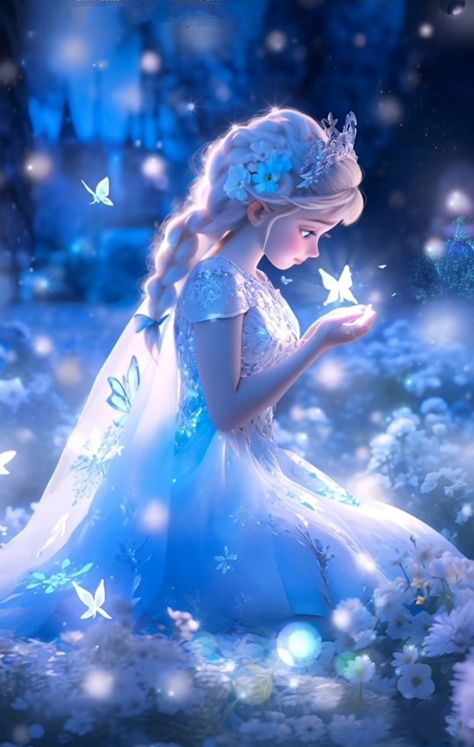 Princess Elsa Aesthetic, Frozen Aesthetic Wallpaper, Elsa Wallpaper, Buku Diy, Flower Background Images, Disney Frozen Elsa Art, Disney Princess Artwork, Disney Princess Fan Art, Pink Wallpaper Girly