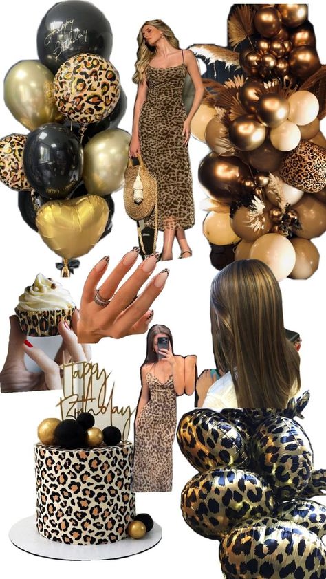 Cheetah Birthday Decorations, Lepord Print Birthday Party, Leopard Birthday Theme, Cheetah Bridal Shower Ideas, Party Animal Birthday Theme Adult, Cheetah Print Party Theme, Leopard Decorations Party, Animal Print Party Theme, Cheetah Print Birthday Cakes