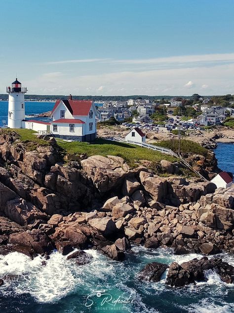 York Beach Maine, New England Road Trip, New England States, Drone Images, Lighthouse, New England, Maine, Road Trip, To Start