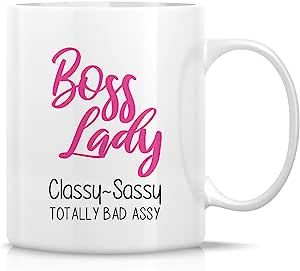 Boss lady coffee mug Funny Boss Gifts, Boss Lady Mug, Birthday Gifts For Friends, Boss Lady Gifts, Bosses Day Gifts, Funny Sarcasm, Mugs Funny, Boss' Day, Best Boss