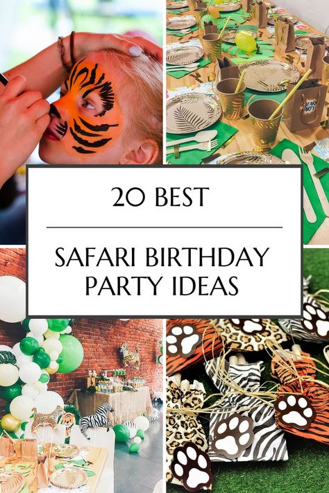 In The Wild Birthday Party, Jungle Safari Birthday Party Decoration At Home, Party Favors Safari Theme, Wild And 5 Birthday, Safari Theme Bday Party, Safari Theme Birthday Activities, Jungle Theme Birthday Party Activities, Wild Animal Party Decorations, Zoo Party Activities