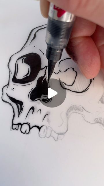 Skull Outline Drawing, Animal Skull Drawing, Skull Outline, Skull Stencil, Stencil Outline, Skull Art Drawing, Skulls Drawing, Tattoo Stencil Outline, Outline Drawing