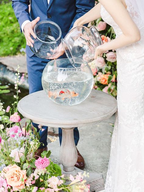 Fishing themed wedding