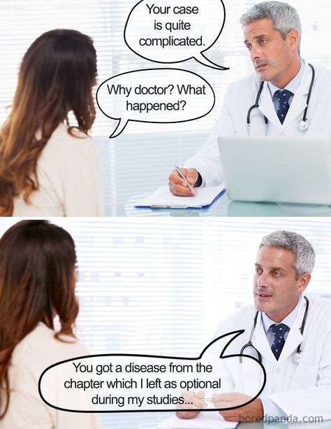 They say laughter is the best medicine, well Bored Panda is here to fill out your prescription. So there you go - these are the funniest doctor memes ever! Medicine Funny, Doctor Funny, Medical Funny, Funny Medical Humor, Funny Doctor Jokes, Medical Humor Doctor, Medical School Humor, Doctor Memes Funny, Medical Students Memes Hilarious