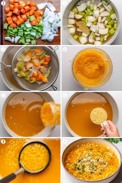 Meals With Vegetable Broth, Italian Patina Soup, Healthy Pastina Soup, Italian Soup Pastina, Traditional Pastina Soup, Italian Soup For Colds, Soup Recipes Smooth, Italian Star Soup, Pastina En Brodo