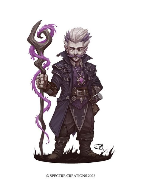 Gnome Dnd, Dnd Sorcerer, Warlock Dnd, Types Of Magic, Pathfinder Character, Dnd Races, Dungeons And Dragons Classes, Heroic Fantasy, Paintings And Drawings