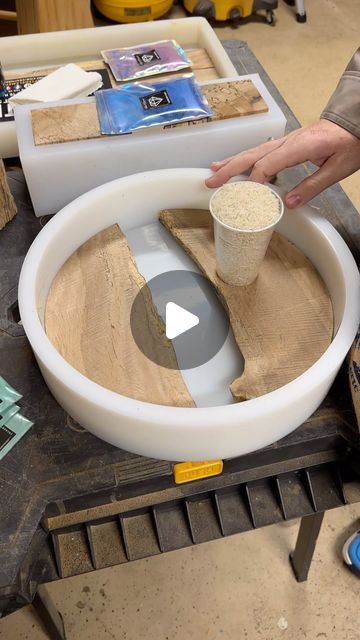 McCollim Woodworking on Instagram: "With the wood pieces cut and in place, time to use our rice to figure out how much epoxy to use for this @totalboat mold! 🫗  🍚Pour the rice into the area where you want the epoxy to go, remove the wood, then pour the rice into a measuring cup like this one from @totalboat, to determine how much epoxy to use.   #mccollimwoodworking #totalboat #totalboatambassador #totalboatepoxy #meausrements #measure #tips #tipsandtricks #woodworkingtips #epoxytips #howto #diy #tools #toolsofthetrade #woodworking #woodworker #woodepoxy #woodepoxyresin" Epoxy Resin Molds Diy, Resin Epoxi, Measuring Cup, Woodworking Tips, Wood Pieces, Resin Molds, Measuring Cups, Diy Tools, Epoxy Resin