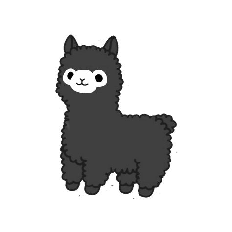 Llama Cute Cartoon, Lama Sketch, Lama Stickers, Lama Drawing, Alpaca Cartoon, Alpaca Drawing, Llama Drawing, Rug Hooking Designs, Computer Sticker