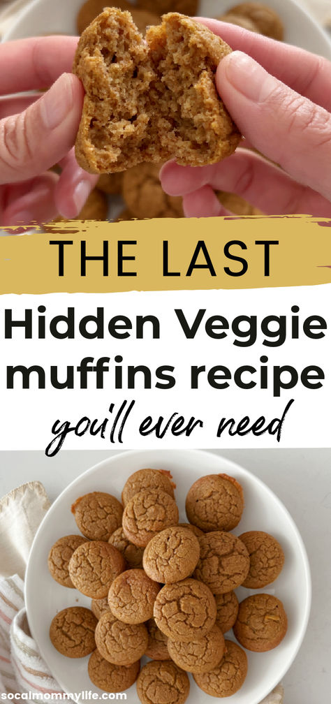 Elevate your breakfast game with this Easy and Healthy Hidden Veggie Muffins recipe – a kid-friendly delight for babies, toddlers and beyond! Sneak in those veggies effortlessly and make breakfast, snacks or dinner a breeze. Perfect for busy parents looking for a nutritious and tasty start to the day. Snacks With Hidden Veggies, How To Sneak In Veggies, Healthy Toddler Muffins Hidden Veggies, Hidden Veggie Snacks For Kids, How To Hide Veggies In Food Kids, Hidden Veggie Muffins For Toddlers, Hidden Broccoli Recipes For Kids, Toddler Vegetable Ideas, Veggie Tots For Toddlers