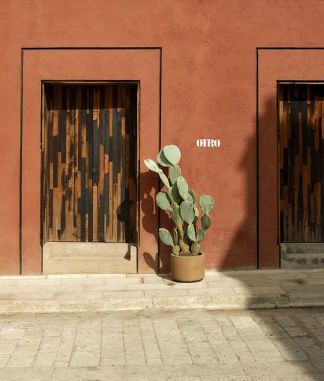 Otro Oaxaca (Oaxaca, Mexico) | Design Hotels™ - Design Hotels™ Mexico Modernism, Spanish Restaurant Design, Oaxaca Design, Oaxaca House, Mexico Interior Design, Oaxaca Wedding, Mexico Architecture, Mexican Architecture, Cedar Paneling