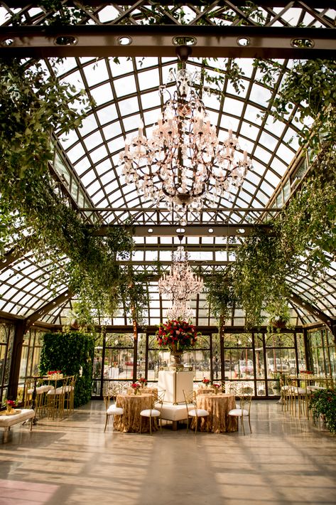 Galveston Wedding, Greenhouse Venue, Event Venue Design, Glass House Wedding, Conservatory Decor, Events Place, Ceiling Insulation, Floral Installation, Wedding Venue Houston