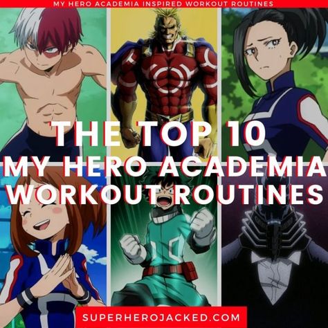 Top Ten My Hero Academia Inspired Workout Routines My Hero Academia Workout, Mha Workout, Anime Workouts, Easy Fitness Challenge, Nerdy Workout, Hero Workouts, Workout Sheets, Pyramid Training, Tv Workouts