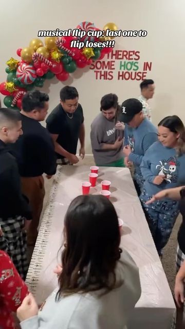 Flip Cup Game, Beer Olympics Games, Beer Drinking Games, Funny Drinking Games, Sweet 16 Games, Drunk Games, Funny Games For Groups, Fun Family Christmas Games, Beer Games