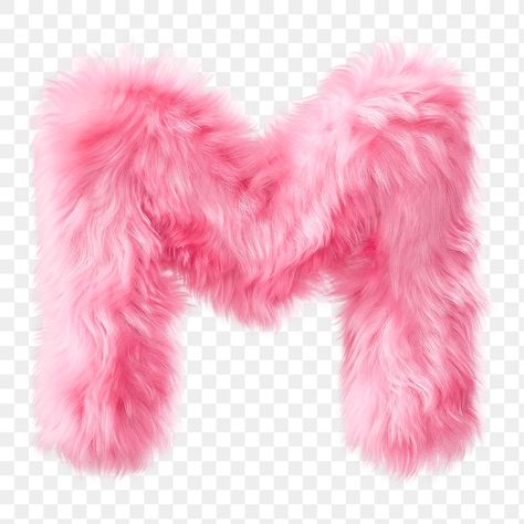 Aesthetic Highlights, M Alphabet, Pink And White Background, Barbie Logo, Cute Letters, Picsart Background, Pink Fur, Letter M, Art Collage Wall