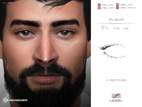 Sims 4 Men Lashes, Make Cc Sims 4, Sims 4 Mens Eyelashes, The Sims 4 Cc Lashes Male, Men Lashes Sims 4 Cc, Eyelash Presets Sims 4 Cc, Mens Eyelashes Sims 4 Cc, Men Skin Details Sims 4 Cc, Sims Cc Eyelashes Male