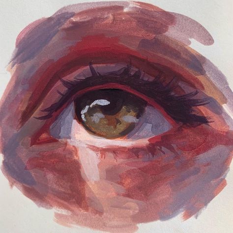 Eye Study, Contrast Art, Acrylic Gouache, Oil Pastel Art, Eye Painting, Art Diary, Dessin Adorable, Art Inspiration Painting, Painting Art Projects