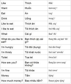 Basic Vietnamese Phrases-3 Basic Vietnamese Phrases, Learn Vietnamese Languages, Vietnamese Language Learning, Vietnamese Vocabulary, Vietnamese Writing, Vietnamese Phrases, Learning Vietnamese, Vietnamese Alphabet, Vietnamese Words