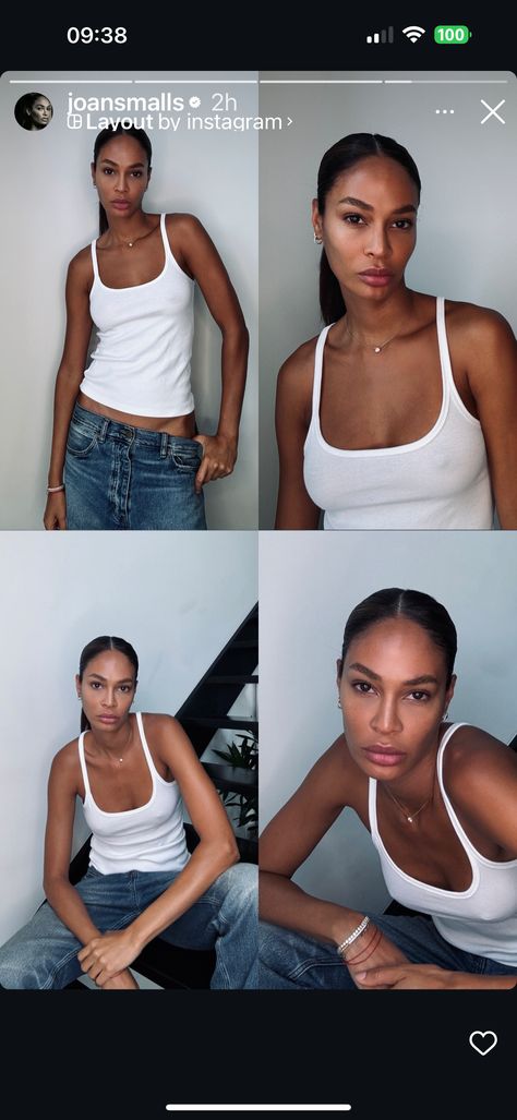 Joan Smalls, Layout, Quick Saves, Instagram