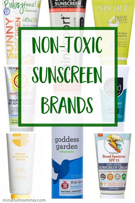 Sustainable Parenting, Natural Sunblock, Sunscreen Guide, Zinc Oxide Sunscreen, Healthy Makeup, Make Up Foundation, Safe Sunscreen, Plant Paradox, Clean Beauty Products