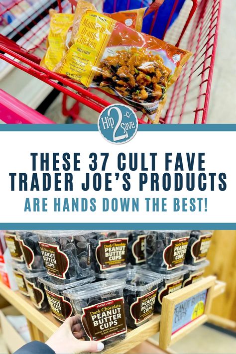 Here are the best Trader Joe's products to buy next time. These top cult-favorite Trader Joe's finds are loved by many. See what all the hype is about and try them for yourself! Best Trader Joe's Products, Best Foods From Trader Joes, Trader Joes For Diabetics, Best Trader Joe’s Recipes, Trader Joe Shopping List, Trader Joe’s Paleo, Trader Joe’s For Diabetics, Best Finds At Trader Joes, Trader Joe’s Diet