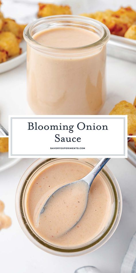 Outback Blooming Onion Sauce, Outback Blooming Onion, Onion Ring Sauce, Outback Bloomin Onion, Bloomin Onion Sauce, Blooming Onion Sauce, Copycat Outback, Blooming Onion Recipes, Creamy Horseradish Sauce