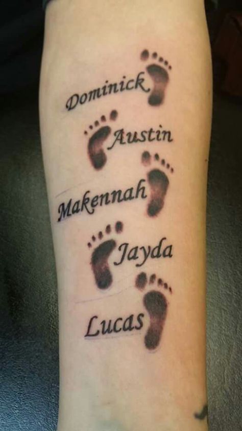 First Born Tattoo Ideas Sons Mom, Grand Baby Tattoo Ideas, Grand Kids Tattoo Ideas, Grand Children Tattoo Ideas, Grandbaby Tattoo Ideas Grandchildren, Grandson Tattoo Ideas For Grandma, Tattoo Grandchildren, Tattoo Ideas For Grandchildren, Grandchild Tattoo Ideas