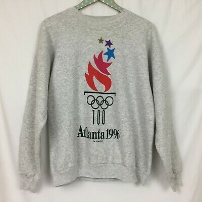 @#   Vintage Atlanta 1996 Olympics Sweatshirt 100 Years Gray... Nba Clothes, Vintage Athletic Wear, 1996 Olympics, Vintage Atlanta, Atlanta Olympics, Nba Shirts, Men's Activewear, Mens Athletic Wear, Vintage Boys