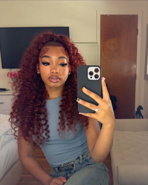 live, love , laugh Quick Weave Hairstyles, Live Love Laugh, Protective Hairstyles Braids, Hairdos For Curly Hair, Pretty Hair Color, Hot Hair Styles, Dope Hairstyles, Front Lace Wigs Human Hair, Baddie Hairstyles