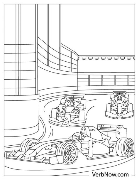 Color a high-speed race car as it zooms around the track, capturing the thrill of the race. Perfect for an exciting and adrenaline-pumping coloring session! #SpeedingRacer #RaceCarFun #ColoringPages F1 Drawing, Race Car Coloring Pages, Tractor Coloring Pages, Car Coloring Pages, Train Coloring Pages, Superhero Coloring Pages, Cars Coloring, Superhero Coloring, How To Teach Kids