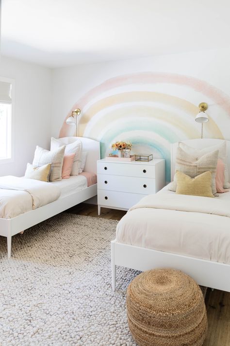 Rainbow bedroom decor